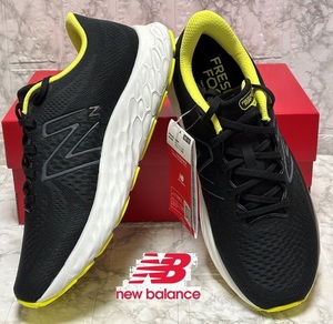 【新品/箱付】定価12.100円★26.5cm★new balance（ニューバランス）FRESH×FORM ランニングシューズ★ブラック/イエロー★