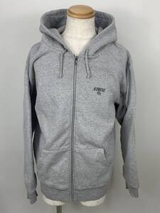 130-KM3125-100c Supreme シュプリーム Kings Thermal Zip Hoodie キングスサーマル ジップアップ フーディ 08AW グレー Ｌサイズ