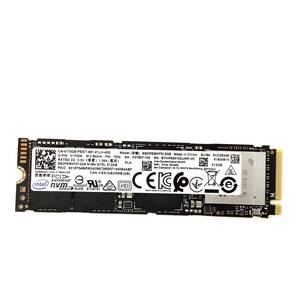 S61206160 INTEL NVMe 512GB SSD 1点 使用時間：32658【中古動作品】07123