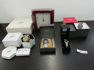0601T93　時計　腕時計　置時計　ジャンク品　おまとめ　SEIKO　FENDI　TIMEX　ミッキーマウス　CASIO　BABY-G　など　箱付き　刻印あり