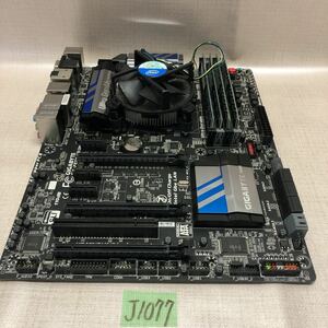 (J1077) マザーボード GIGABYTE GA-Z87X-UD3H Core i7-4770K メモリーカード4枚 CFD pro W3U1600Q-2G