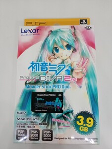 PSP 初音ミク Project DIVA 2nd 3.9GB Memory Stick PRO Duo （4GB）（メモリースティックプロ デュオ 3.9GB ミクギガバイト 希少品）