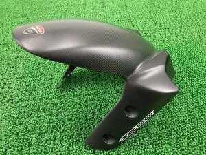 ムルティストラーダ1200 フロントフェンダー 96910121A ドゥカティ 純正 中古 DOCATICORSE カーボン 割れ欠け無し コケキズなし