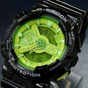 【カシオ】CASIO G-SHOCK ジーショック 新品 STANDARD Hyper Colors ハイパーカラーズ 腕時計 男性 GA-110B-1A3JF 未使用品 メンズ