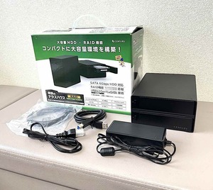 CENTURY USB3.2 Gen1 & eSATA接続 RAID機能付き 2Bay HDDケース『CRTS35EU3RS6G2』★ 良品