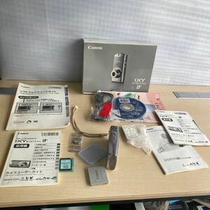 ★JUNK品★　Canon IXY DIGITAL L4 PC1205 コンパクトデジタルカメラ バッテリー1個 SDカード ケース付き キャノン デジカメ