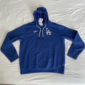 新品未使用 ナイキ ロサンゼルス ドジャース スウェットパーカー メンズUSサイズL フーディー NIKE Dodgers MLB公認 大谷翔平