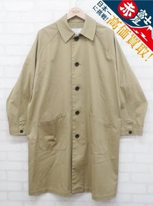 8T7797/SHIPS HEVENLY COTTON ステンカラーコート シップス