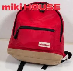 miki HOUSE 子供リュック　レッド　遠足　ピクニック　保育園　女の子