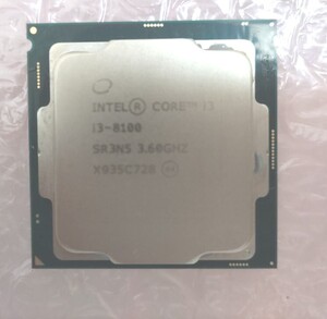 CPU Intel Core i3 8100 3.60GHｚ SR3N5