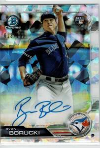 2019 Bowman Chrome Ryan Borucki Auto RC Atomic Refractor /100