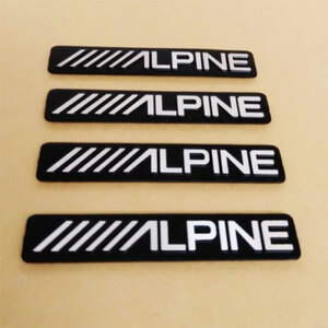 ALPINE 　アルパイン　スピーカーステッカー　４個組　１セット