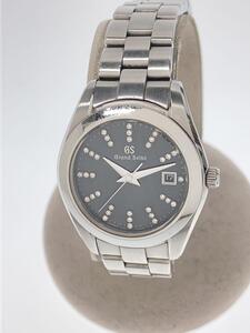 Grand Seiko◆ダイヤインデックスクォーツ腕時計/アナログ/ステンレス/BLK/SLV/4J52-0AB0