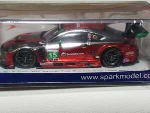 新品 1/43 スパーク SPARK Lexus RC F GT3 No.15 3GT Racing Pole Position GTD class Mid-Ohio 2018 J. Hawksworth D. Heinemeier Hansson