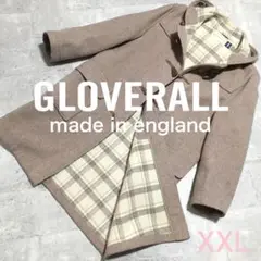 GLOVERALL ♫ 大きいサイズ ダッフルコート  ピンクベージュ 英国製