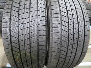 22年製イボ付き 245/50R19 101Q ◆ブリヂストン BLIZZAK VRX3◆ 2本 B901 スタッドレス