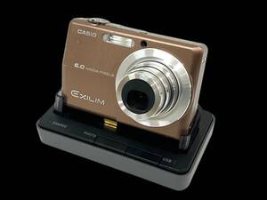 1M2★シャッターOK★ CASIO/カシオ EXILIM/エクシリム（EX-Z600）デジカメ ブラウン ジャンク compact digital camera