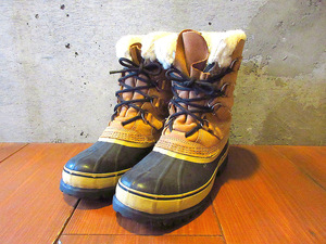 MADE IN CANADA SOREL CARIBOUスノーブーツsize 9●241102k8-m-bt-27cm カナダ製メンズアウトドアソレル