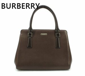 [中古]BURBERRY バーバリー サフィアーノ ハンドバッグ トートバッグ