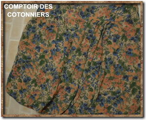 美品！！☆COMPTOIR DES COTONNIERS　コントワーデコトニエ　シルクシフォンスカート☆