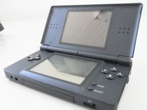 美品★NINTENDO 任天堂★ニンテンドーDS Lite ディーエスライト 本体★ブラック黒★ソフト4本（ゼルダ/眼力トレ/脳トレ/リズム魂)ケース付