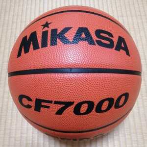使用品 バスケットボール 7号 天然皮革製「MIKASA ミカサ CF7000」(検) molten モルテン MIKASA ミカサ JBA スポルディング