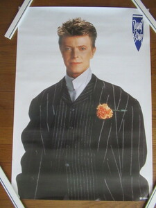 当時物 デビッド・ボウイ David Bowie ポスター 59.5cm×84cm 東芝EMI 非売品