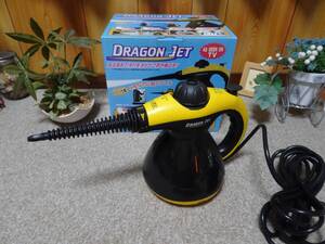 【美品】DRAGON JET ドラゴンジェット スチームクリーナー AKZ-9018 加圧噴射方式 付属品 箱付き 掃除 家電　