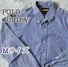 【美品】　POLO　RUGBY　ポロ　ラグビー　ラルフローレン　ボタンシャツ　M