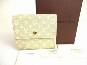 【希少】 【未使用】 ルイヴィトン LOUIS VUITTON モノグラム ミニラン ポルトモネ ビエ カルトクレディ 2つ折り 財布 メンズ レディース