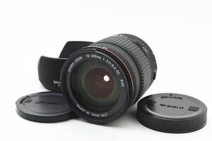 ★美品★ SIGMA シグマ AF 18-200mm F3.5-6.3 DC For Canon キヤノン用 望遠ズームレンズ #2009