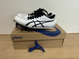 asics アシックス EFFORT13 陸上　スパイク　24センチ　ホワイト