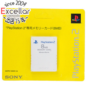 【ゆうパケット対応】SONY PS2用メモリーカード(8MB) セラミック・ホワイト SCPH-10020CW 未使用 [管理:1350011246]