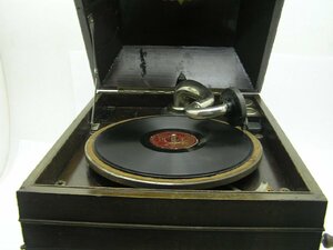 ★ハローカメラ★1062 140サイズ 蓄音機 GRAMOPHONE 動作.再生確認.音出は出ました 1円スタート 即決有り