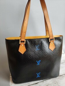 LOUIS VUITTON　ルイヴィトン　ヴェルニ　モノグラム　トートバッグ　ヒューストン ブラック