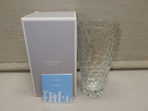 ●美品 WEDGWOOD ウエッジウッド VERA WANG フラワーベース 花瓶 花器 花入れ ●