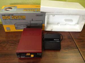 Nintendo Famicom Disk system console w/box tested 任天堂 ファミコン ディスクシステム 本体１台 箱付 動作確認済 E889D1