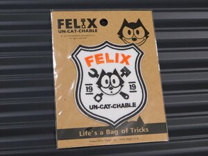 ◆送料\110◆【FELIX・フィリックス】※《アイロン刺繍ワッペン／UCCパッチ Sign》　アメリカン雑貨　刺繍ワッペン　アイロンワッペン