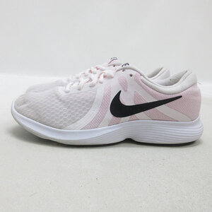 H■【25cm】ナイキ/NIKE 908999 REVOLUTION 4 レボリューション4 スニーカー/白ピンク/LADIES■6【中古】