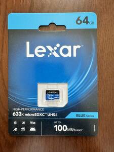 1円スタート！　マイクロSDカード　64GB　Lexar