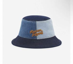 Maison Kitsune メゾンキツネ DENIM BUCKET HAT デニムバケットハット タグ付き未使用品　帽子