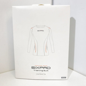 【未使用品】SIXPAD/シックスパッド 女性M トレーニングスーツ ロングスリーブトップ 黒 Training Suit Long Sleeve ※No.9※ P-TL2312F-WM