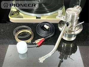 トーンアーム Pioneer PA-70 PL-70用 純正ケーブル等付属 リフターオイル補充済み Audio Station