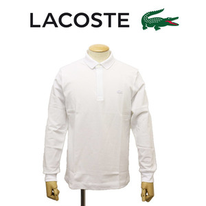 LACOSTE (ラコステ) PH2481M Paris Stretch Polo パリスストレッチポロ 長袖 LC287 001ホワイト 4-M