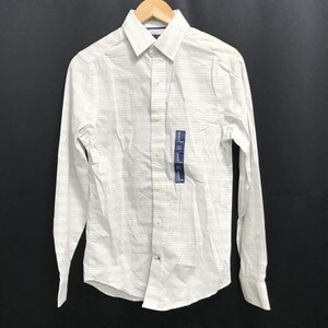 未使用/新古品★GAP/ギャップ★長袖シャツ【メンズXS/グリーンライン/ボーダー柄】コットン/Tops/Shirts◆SBH883