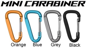 [C] Mini Carabiner x4個【新品】ハンモック カラビナ Hennessy ヘネシー DD ENO VIVERE KAMMOK LA SIESTA sea to summit サファリ safari