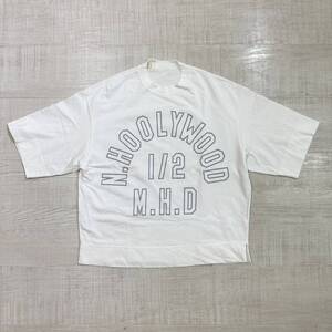 18ss N.HOOLYWOOD エヌハリウッド Nハリ ミスハリ 六本木ヒルズ 限定 アニバーサリー ワイド ロゴ Tシャツ N.HOOLYWOOD 1/2 M.H.D TEE 36