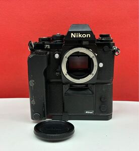 # Nikon F3 アイレベル 一眼レフカメラ フィルムカメラ ボディ シャッター、露出計OK 動作確認済 MOTOR DRIVE MD-4 ニコン