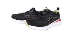 新品未使用 ASICS ゲル キュムラス 25 ブラック レッド 28.0cm