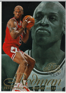 1996-97 Flair SHOWCASE ROW2 #9 DENNIS RODMAN Chicago Bulls